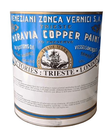 Moravia Copper Paint Zehirli Boya Mavi 2.5 Kg