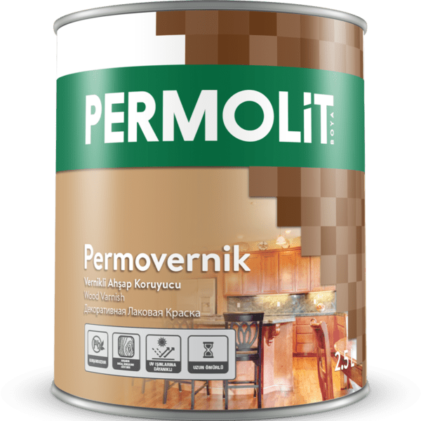 Permolit Permovernik Vernikli Ahşap Koruyucu 2.5 Litre