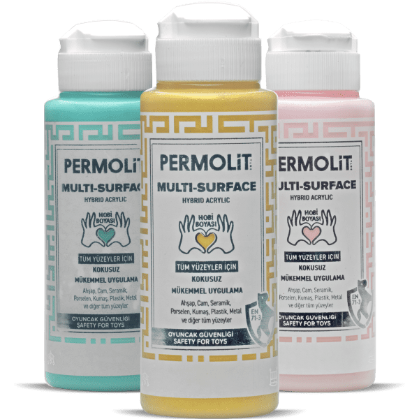 Permolit Multi Surface Hobi Boyası 120 Ml x 3 Adet