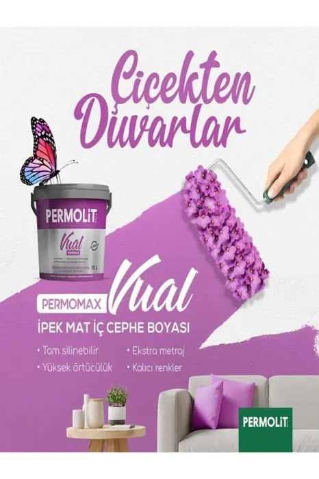 Permolit Permomax Vual İpek Mat İç Cephe Boyası 2.5 Litre