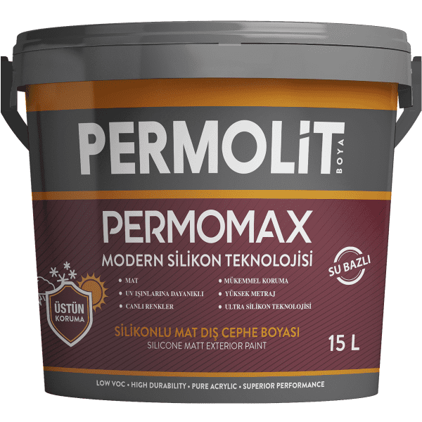 Permolit Permomax Silikonlu Mat Dış Cephe Boyası 2.5 Litre