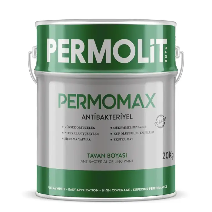 Permolit Permomax Antibakteriyel Tavan Boyası 10 Kg