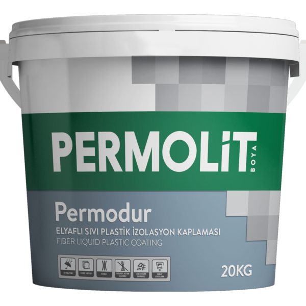 Permolit Permodur Elyaflı Sıvı Plastik İzolasyon Kaplaması 20 KG