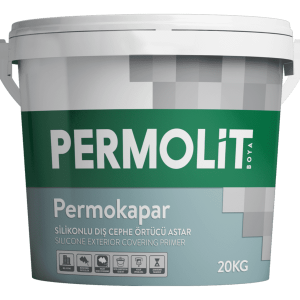 Permolit Permokapar Silikonlu Dış Cephe Örtücü Astar 3.5 Kg