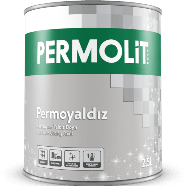 Permolit Permoyaldız Alüminyum Yaldız Boya 0.75 Litre